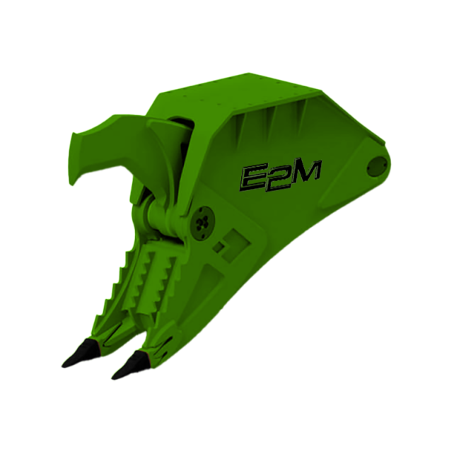 Croque souche Série WR de la marque E2M de couleurs noir et vert, sous format de dessin
