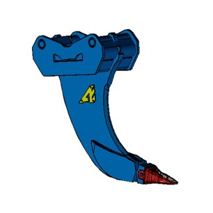 Dessin d'une dent de dérochage ARDEN EQUIPMENT de profil